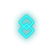 Load image into Gallery viewer, ice_blue 239_shift_coin_crypto_crypto_currency led neon factory