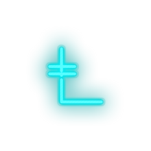Load image into Gallery viewer, ice_blue 240_leo_coin_coin_crypto_crypto_currency led neon factory