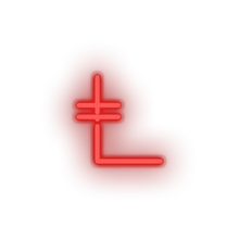 Load image into Gallery viewer, red 240_leo_coin_coin_crypto_crypto_currency led neon factory
