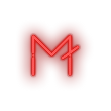 Load image into Gallery viewer, red 242_moon_coin_coin_crypto_crypto_currency led neon factory