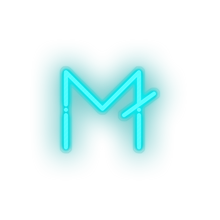 Load image into Gallery viewer, ice_blue 242_moon_coin_coin_crypto_crypto_currency led neon factory