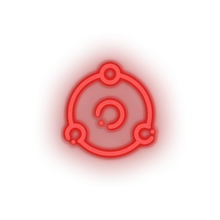 Load image into Gallery viewer, red 244_ion_coin_crypto_crypto_currency led neon factory