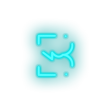 Load image into Gallery viewer, ice_blue 246_burst_coin_crypto_crypto_currency led neon factory