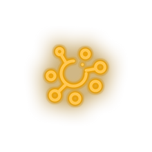 Load image into Gallery viewer, warm_white 253_elastic_coin_crypto_crypto_currency led neon factory