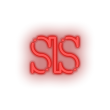 Load image into Gallery viewer, red 256_salus_coin_crypto_crypto_currency led neon factory