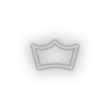 Load image into Gallery viewer, white 257_crown_coin_crypto_crypto_currency led neon factory
