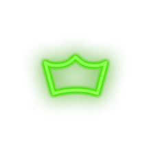 Load image into Gallery viewer, green 257_crown_coin_crypto_crypto_currency led neon factory