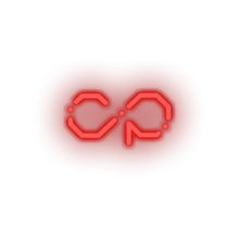 Load image into Gallery viewer, red 258_counterparty_coin_crypto_crypto_currency led neon factory