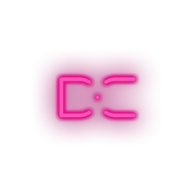 Load image into Gallery viewer, pink 261_decent_coin_crypto_crypto_currency led neon factory