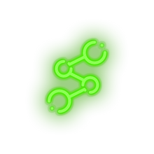 Load image into Gallery viewer, green 265_spreadcoin_coin_crypto_crypto_currency led neon factory