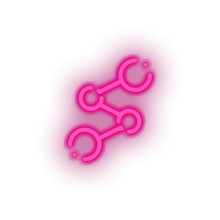 Load image into Gallery viewer, pink 265_spreadcoin_coin_crypto_crypto_currency led neon factory