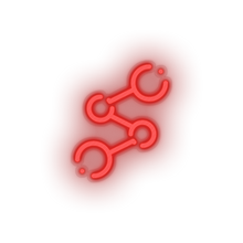 Load image into Gallery viewer, red 265_spreadcoin_coin_crypto_crypto_currency led neon factory