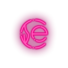 Load image into Gallery viewer, pink 269_earth_coin_coin_crypto_crypto_currency led neon factory