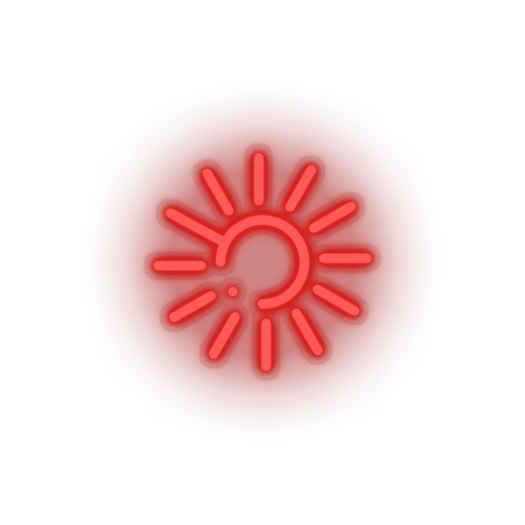 Luck Chain Coin neon sign