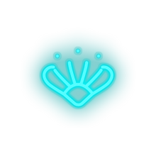 Load image into Gallery viewer, ice_blue 271_clams_coin_crypto_crypto_currency led neon factory