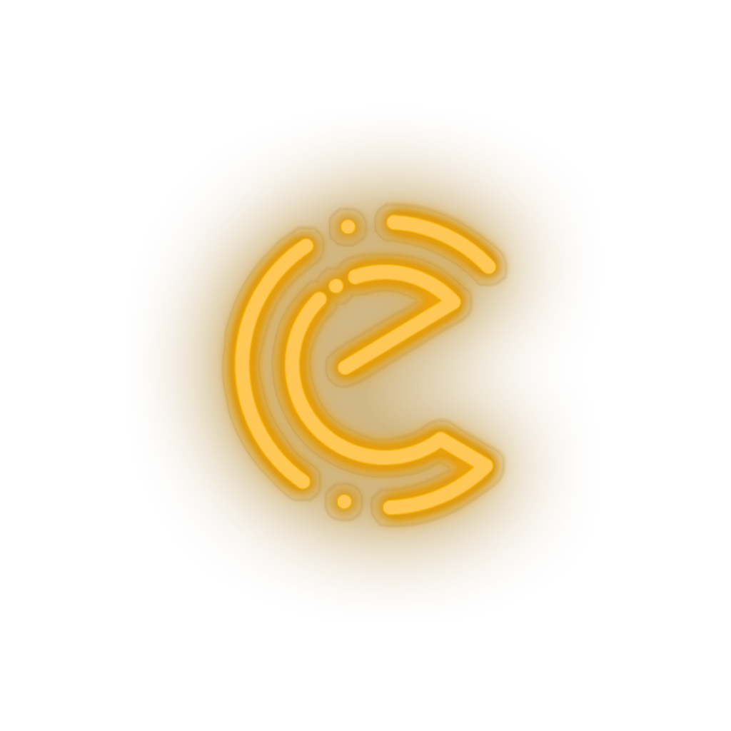 Energy Coin neon sign
