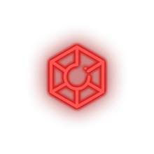 Load image into Gallery viewer, red 273_expanse_coin_crypto_crypto_currency led neon factory