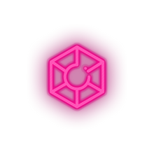Load image into Gallery viewer, pink 273_expanse_coin_crypto_crypto_currency led neon factory