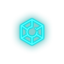 Load image into Gallery viewer, ice_blue 273_expanse_coin_crypto_crypto_currency led neon factory