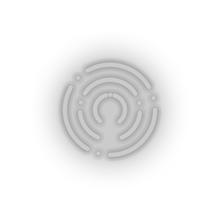 Load image into Gallery viewer, white 278_cloakcoin_alternative_currency_cloak led neon factory
