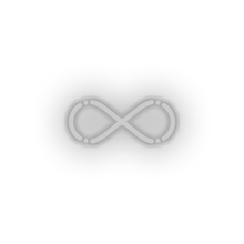 Load image into Gallery viewer, white 286_infinite_coin_blockchain_crypto_cryptocurrency_currency led neon factory
