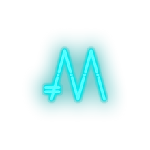 Load image into Gallery viewer, ice_blue 289_mona_coin_coin_crypto_crypto_currency led neon factory