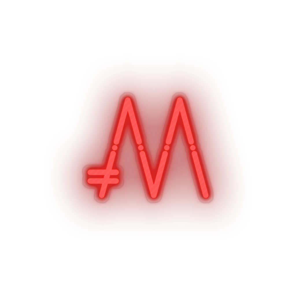 Mona Coin neon sign