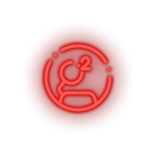 Load image into Gallery viewer, red 291_groastl_coin_coin_crypto_crypto_currency led neon factory