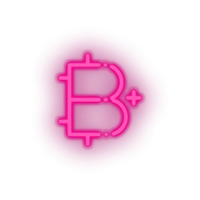 Load image into Gallery viewer, pink 292_add_bitcoin_coin_cryptocurrency_plus led neon factory