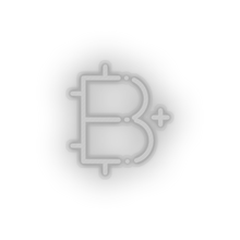 Load image into Gallery viewer, white 292_add_bitcoin_coin_cryptocurrency_plus led neon factory