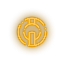 Load image into Gallery viewer, 294 io coin coin crypto crypto currency Neon led factory
