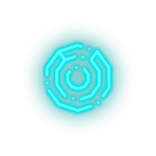 Load image into Gallery viewer, ice_blue 302_komodo_coin_crypto_crypto_currency led neon factory