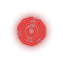 Load image into Gallery viewer, red 302_komodo_coin_crypto_crypto_currency led neon factory