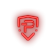 Load image into Gallery viewer, red 303_pivx_coin_crypto_crypto_currency led neon factory