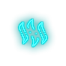 Load image into Gallery viewer, ice_blue 311_steem_coin_crypto_cryptocurrency_currency led neon factory