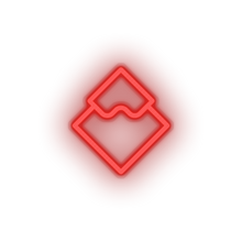 Load image into Gallery viewer, red 312_waves_coin_crypto_cryptocurrency_currency led neon factory