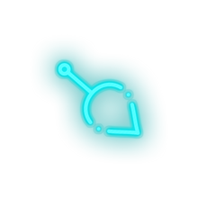 Load image into Gallery viewer, ice_blue 314_siacoin_coin_crypto_cryptocurrency_currency led neon factory