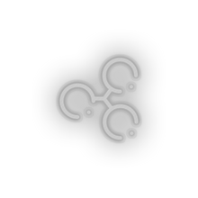 Load image into Gallery viewer, white 318_cryptocurrency_ripple_technology led neon factory