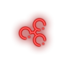 Load image into Gallery viewer, red 318_cryptocurrency_ripple_technology led neon factory