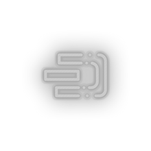 Load image into Gallery viewer, white 321_dash_coin_crypto_crypto_currency led neon factory