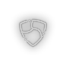 Load image into Gallery viewer, white 322_nem_coin_crypto_crypto_currency led neon factory