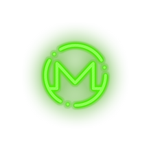 Load image into Gallery viewer, green 324_monero_coin_crypto_crypto_currency led neon factory