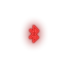 Load image into Gallery viewer, red 49_bluetooth_logo_logos led neon factory