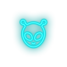 Load image into Gallery viewer, ice_blue alien led adventure alien astronomy monster outer space space ufo neon factory