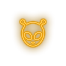 Load image into Gallery viewer, warm_white alien led adventure alien astronomy monster outer space space ufo neon factory