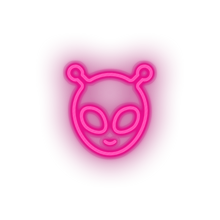 Load image into Gallery viewer, pink alien led adventure alien astronomy monster outer space space ufo neon factory