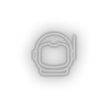 Load image into Gallery viewer, white astronaut led adventure astronaut astronomy cosmonaut helmet outer space space neon factory
