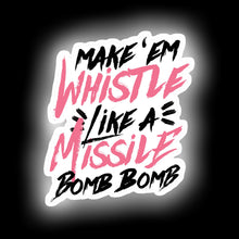 Load image into Gallery viewer, whistle neon sign board