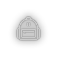 Load image into Gallery viewer, white backpack_boy led back to school backpack education haversack school bag student study neon factory