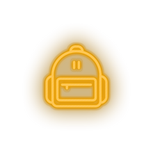 Load image into Gallery viewer, warm_white backpack_boy led back to school backpack education haversack school bag student study neon factory